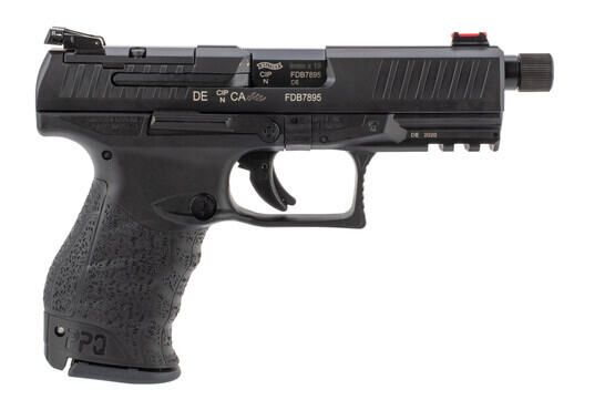 Walther PPQ M2 Q4 Tac 9mm 17 Round Pistol with textured grip